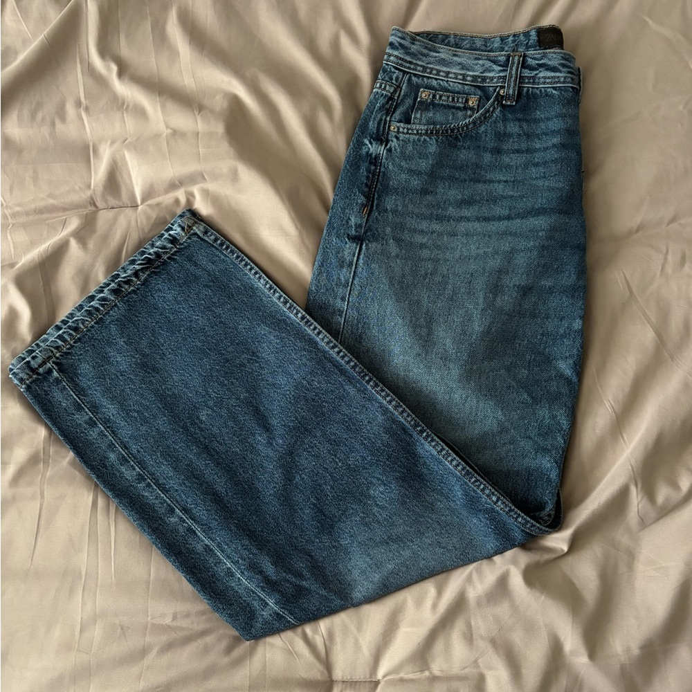 Zara Low Rise Blue Jeans - Picture 4 of 8